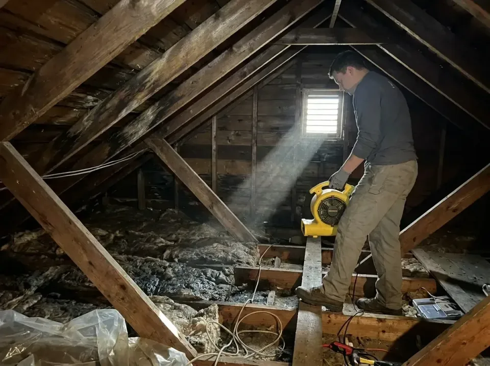 attic-water-damage-drying-proc-007 — frequently asked questions, Emergency Water Extraction & 24/7 Flood Response in Mankato…